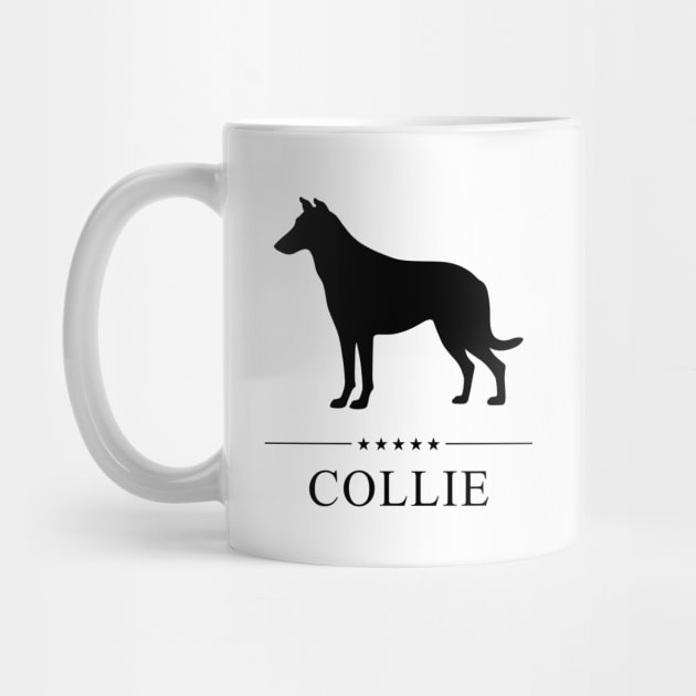 Smooth Collie Black Silhouette by millersye